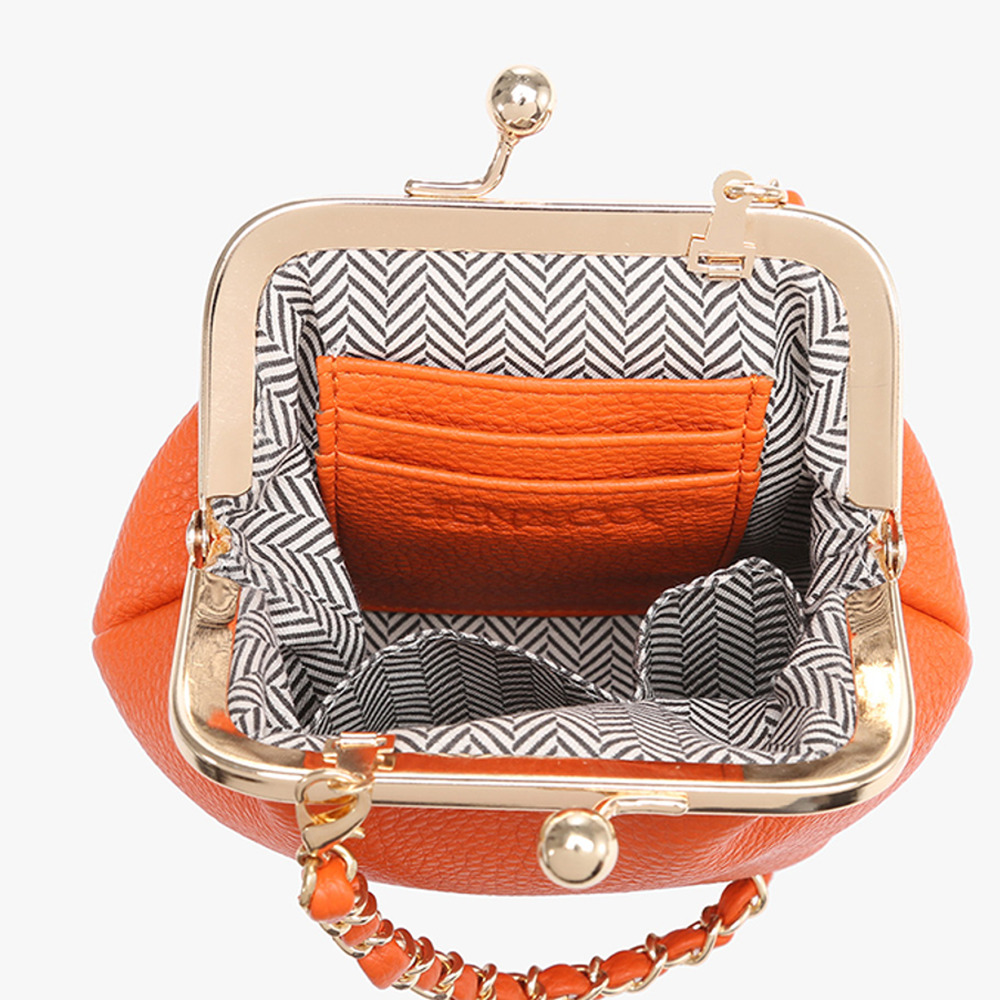 Cleo Coin Pouch Crossbody Clutch Red - Picture 2 of 3